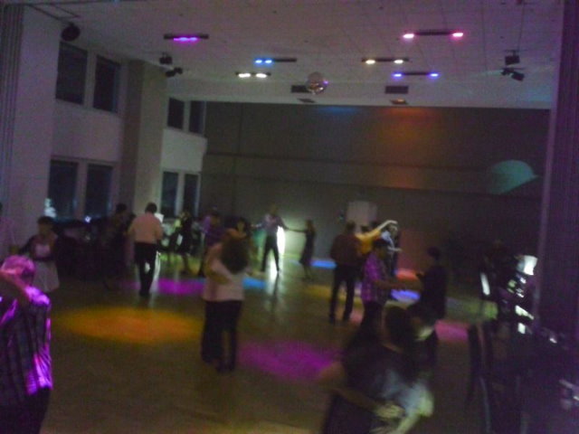 Tanzparty im Girardethaus, großer Saal